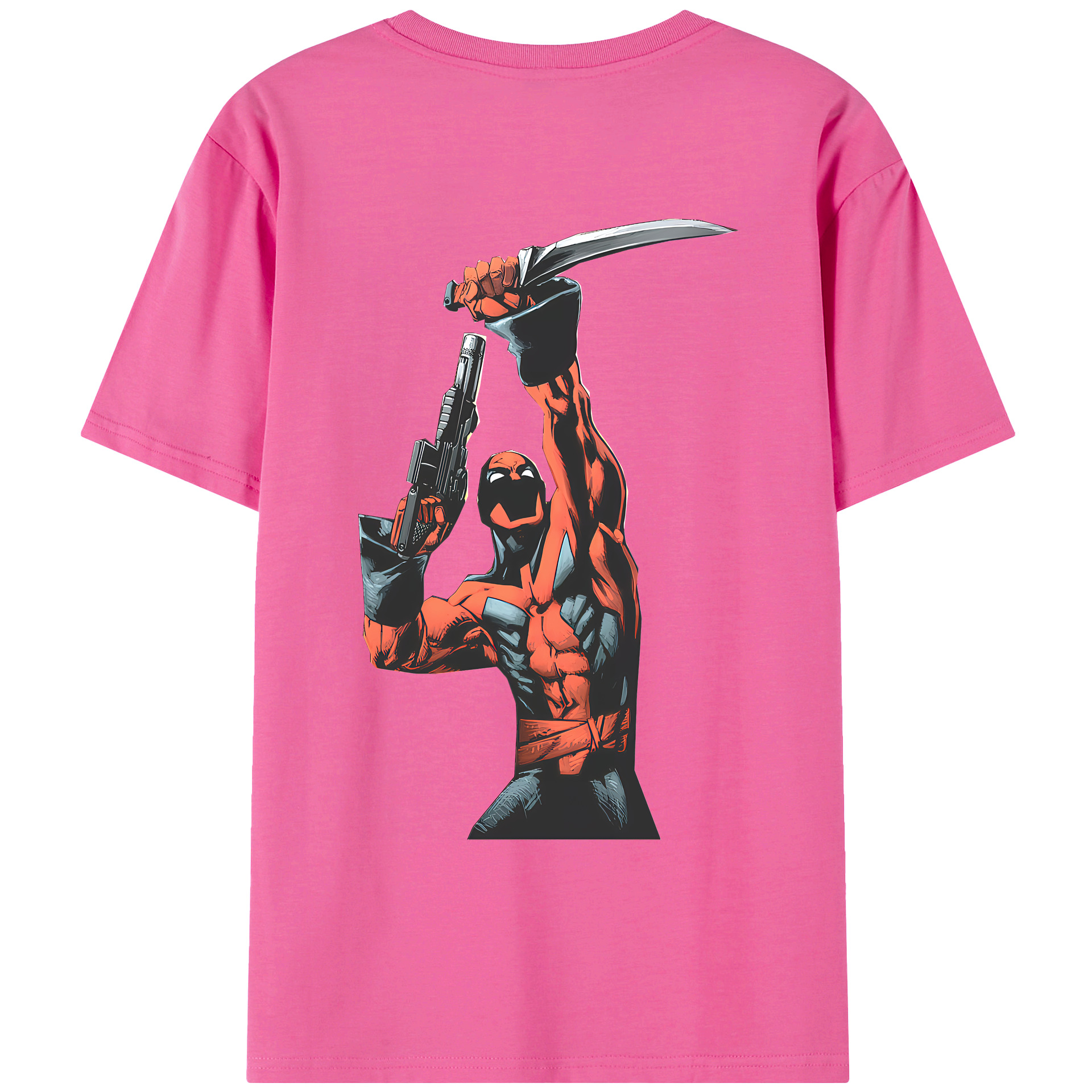 （画像用） Deadpool デッドプール レディース半袖Tシャツ(バックプリント)